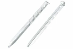 Easy Camp U-staal Peg 24cm Ripple, Grijs