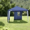 Brunner Ingang Zijwand 3m Voor Isola, Blauw -CAMPZ Winkels brunner seitenwand mit tuer und fenster fuer gartenpavillon isola 1