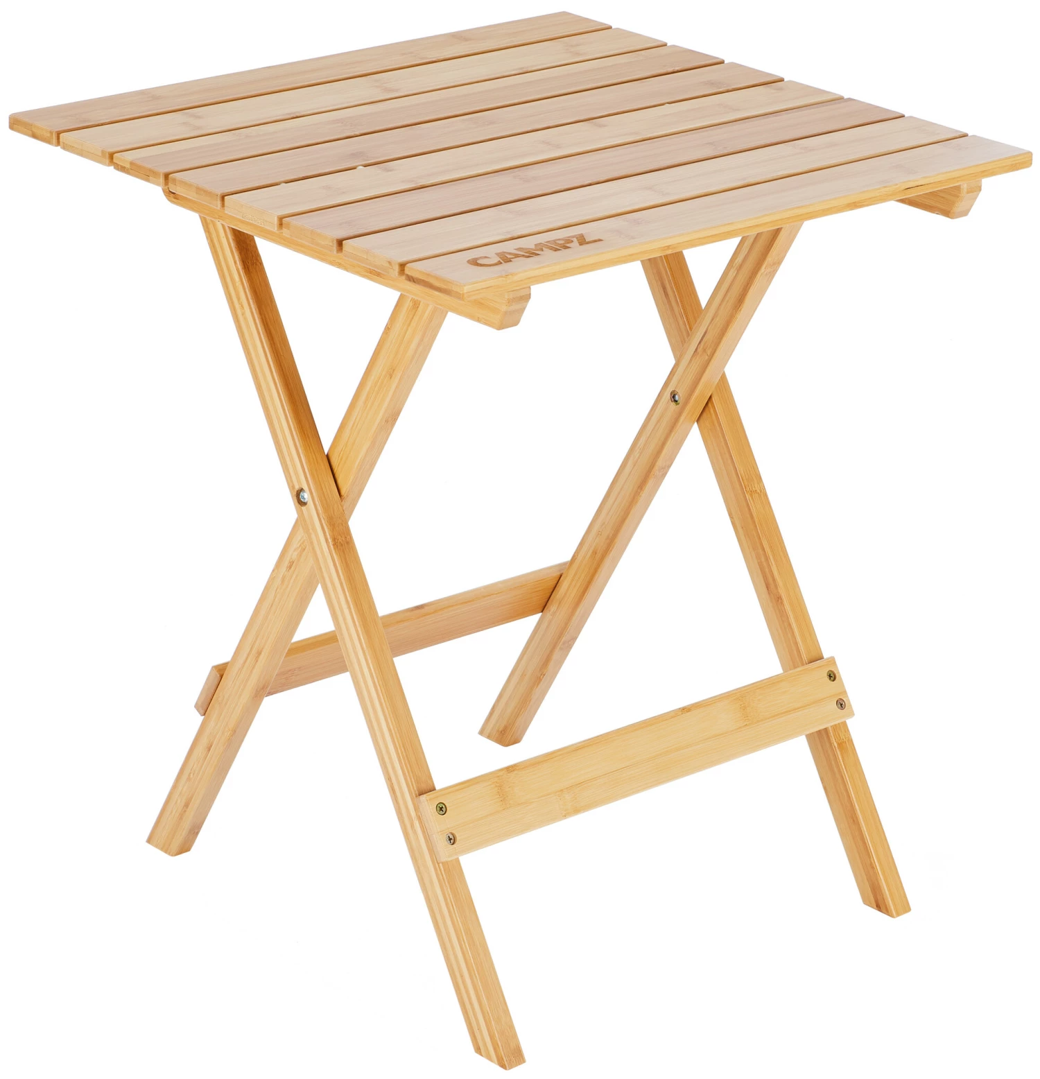 CAMPZ Bamboe Klaptafel 51x49,7x57,7cm, Bruin 3 CAMPZ Bamboe Klaptafel 51x49,7x57,7cm, Bruin