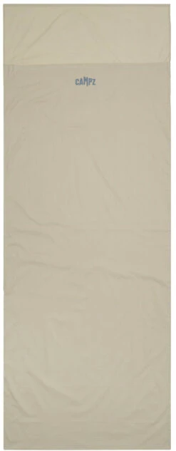 CAMPZ Surfer Sleeping Bag Liner Egyptian Cotton, Beige