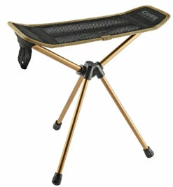 CAMPZ Aluminium Vouwkruk Vierkant, Zwart/goud