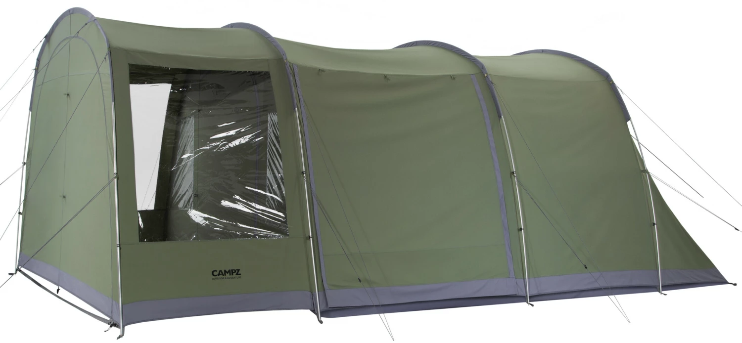 CAMPZ Gelderland 4P TC Tent, Groen/grijs 3 CAMPZ Gelderland 4P TC Tent, Groen/grijs