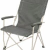 CAMPZ Vouwstoel Hoge Rugleuning, Grijs