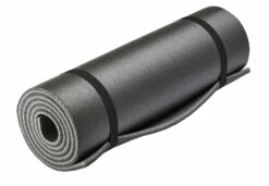 CAMPZ Slaapmat Dubbellaags 180x50cm, Zwart/grijs