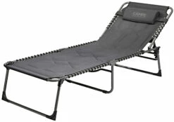 CAMPZ Gewatteerd Ligbed, Zwart