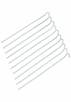 CAMPZ Stalen Tentharing 30cm Recht, Grijs