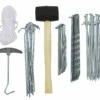 CAMPZ Tent Accessoires Set 50 Stuks, Zilver -CAMPZ Winkels campz zeltzubehoer silber 1