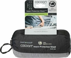 Cocoon Insect Protection Sheet Single, Grijs