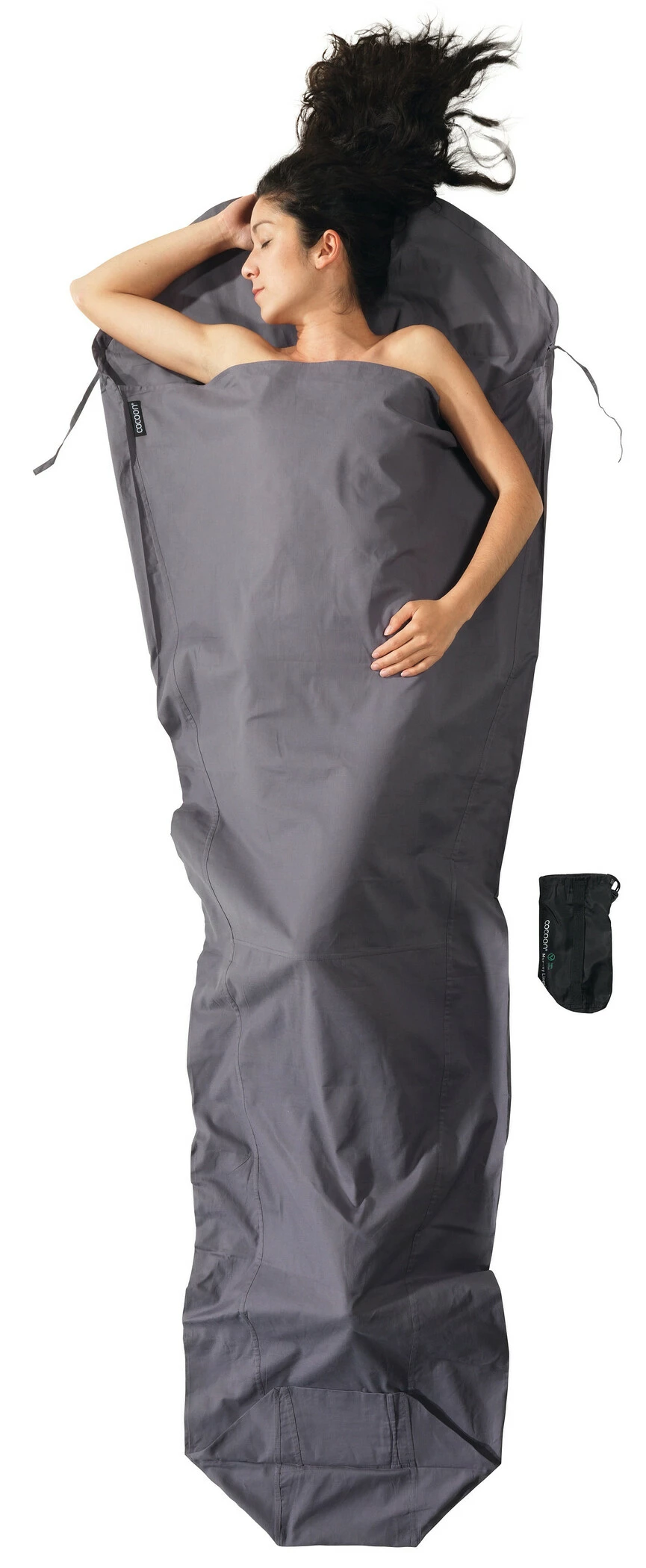 Cocoon MummyLiner Katoen, Grijs 3 Cocoon MummyLiner Katoen, Grijs