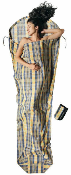 Cocoon MummyLiner Katoen, Beige/blauw