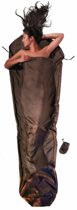 Cocoon MummyLiner Zijde, Bruin