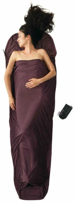 Cocoon MummyLiner Thermolite Performer, Bruin/violet