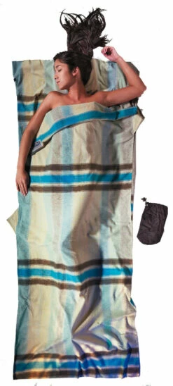 Cocoon TravelSheet Katoenen Flanel, Beige/bruin