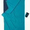 Cocoon TravelSheet Egyptisch Katoen, Blauw -CAMPZ Winkels cocoon travelsheet egyptian cotton tuareg laguna blue 1