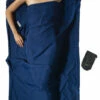 Cocoon TravelSheet Microvezel, Blauw -CAMPZ Winkels cocoon travelsheet microfiber twilight blue 1
