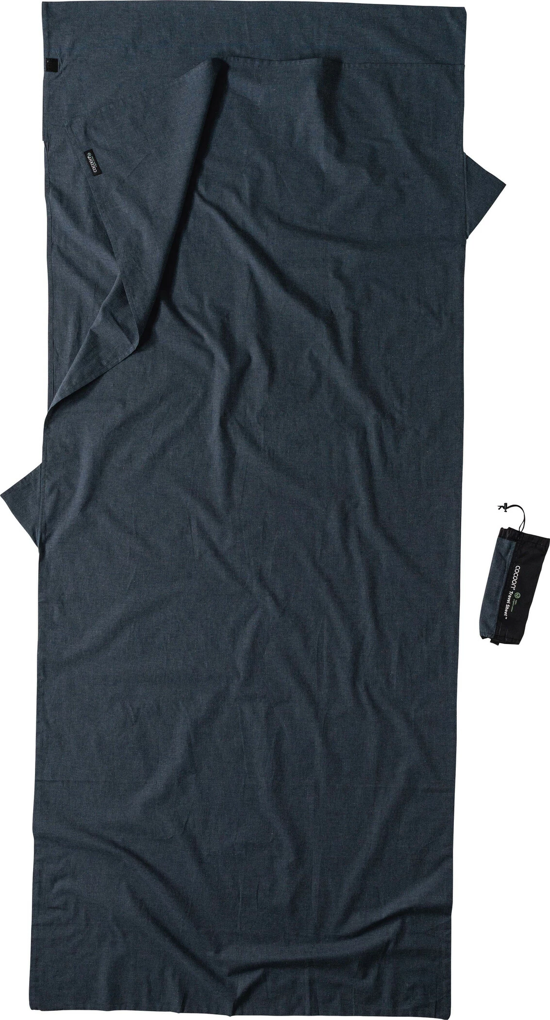 Cocoon TravelSheet Organisch Katoen, Grijs 3 Cocoon TravelSheet Organisch Katoen, Grijs