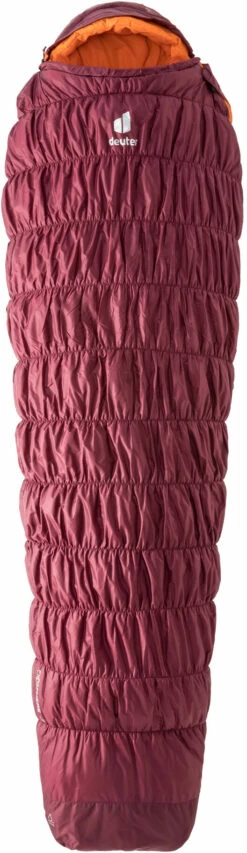Deuter Exosphere -6° SL Sleeping Bag Women, Rood/oranje