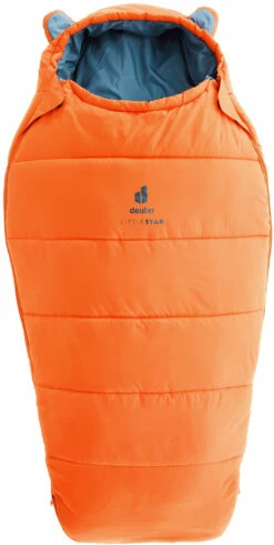 Deuter Little Star Sleeping Bag Kids, Oranje/blauw