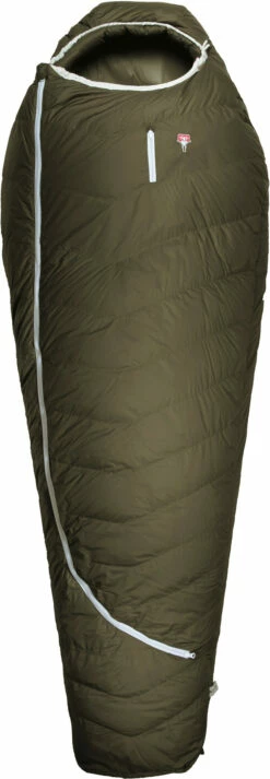 Grüezi-Bag Biopod DownWool Ice CompostAble Slaapzak, Olijf