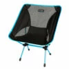 Helinox One Stoel, Zwart/turquoise -CAMPZ Winkels helinox chair one black blue 1