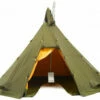 Helsport Varanger 12-14 Buitentent + Pole, Olijf -CAMPZ Winkels helsport varanger 12 14 outertent pole green 1