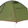 High Peak Woodpecker 3 LW Tent, Olijf/rood -CAMPZ Winkels high peak woodpecker 3 lw tent pesto red 1