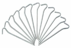 Jack Wolfskin Power Grondnagel 12 Stuks, Zilver