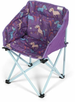 Kampa Kuipstoel Mini Kinderen, Violet/bont