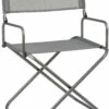 Lafuma Mobilier FGX XL Camping Armstoel Texplast, Grijs -CAMPZ Winkels lafuma mobilier fgx xl camping armchair texplast titane silex 1