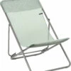 Lafuma Mobilier Maxi Transat Klapstoel Met Cannage Phifertex, Groen -CAMPZ Winkels lafuma mobilier maxi transat liegestuhl batyline titane tilleul 1