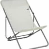 Lafuma Mobilier Maxi Transat Klapstoel Met Cannage Phifertex, Beige/grijs -CAMPZ Winkels lafuma mobilier maxi transat sun lounger with cannage phifertex seigle ii titane 1