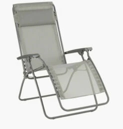 Lafuma Mobilier R Clip Relax Chair Batyline Color Block, Rood/grijs