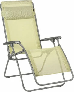 Lafuma Mobilier R Clip Relax Stoel Batyline, Geel/grijs
