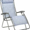 Lafuma Mobilier RSX Relax Stoel Polykatoen, Blauw/wit -CAMPZ Winkels lafuma mobilier rsx relaxsessel polycotton titane marine 1