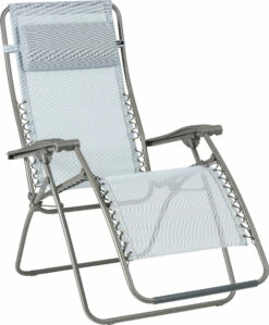 Lafuma Mobilier RSXA Relax Stoel Met Cannage Phifertex, Blauw