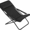 Lafuma Mobilier Transabed Klapstoel Air Comfort, Zwart -CAMPZ Winkels lafuma mobilier transabed liegestuhl air comfort noir acier 1
