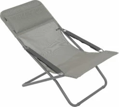 Lafuma Mobilier Transabed Klapstoel Met Cannage Phifertex, Grijs