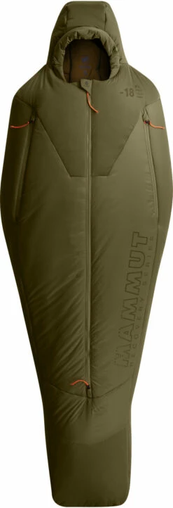 Mammut Protect Fiber Bag Slaapzak -18C S, Olijf
