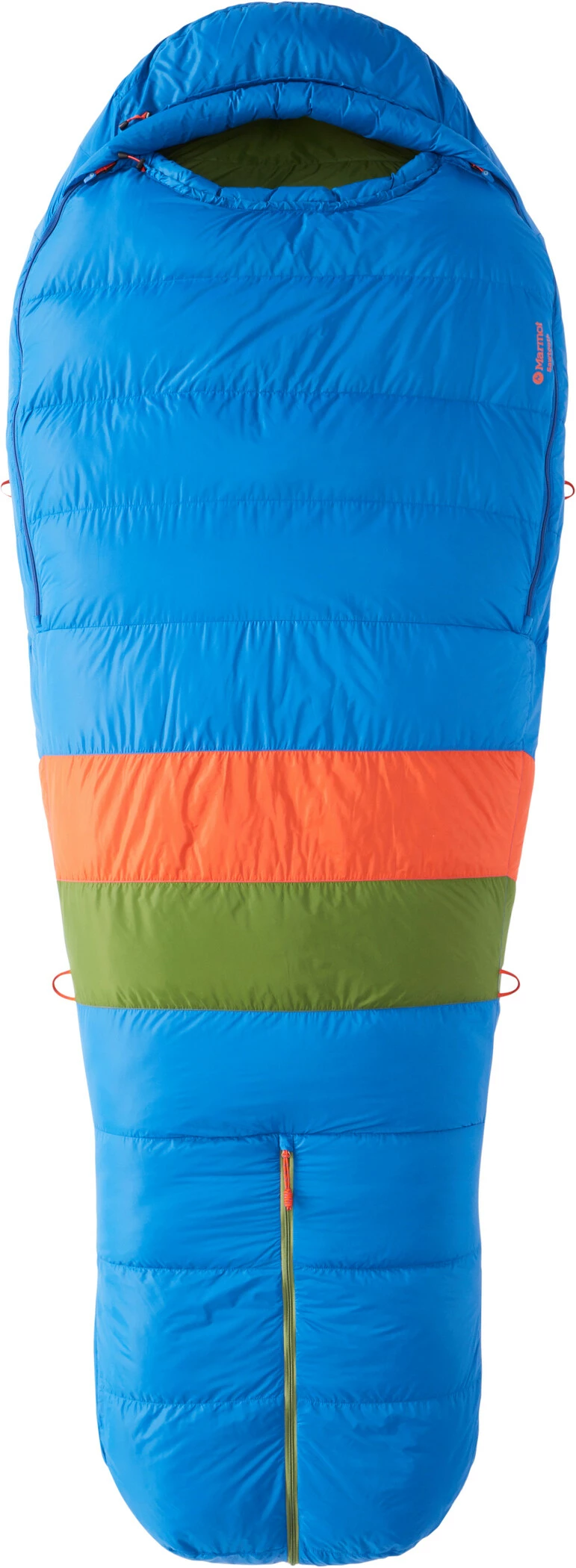 Marmot Sawtooth Sleeping Bag Long Extra Wide, Blauw 3 Marmot Sawtooth Sleeping Bag Long Extra Wide, Blauw