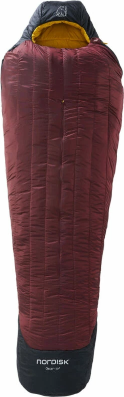 Nordisk Oscar -10° Mummy Slaapzak XL, Zwart/rood