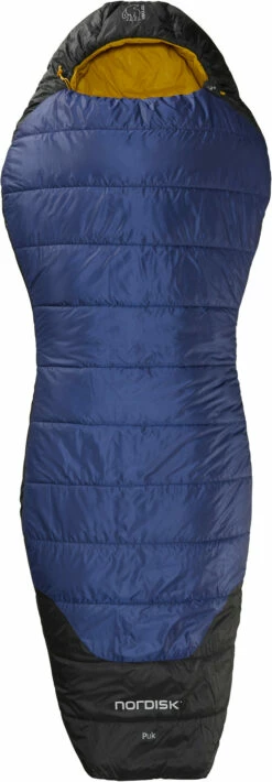 Nordisk Puk -2° Curve Slaapzak L, Blauw/zwart