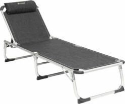 Outwell New Foundland Lounger, Zwart/grijs