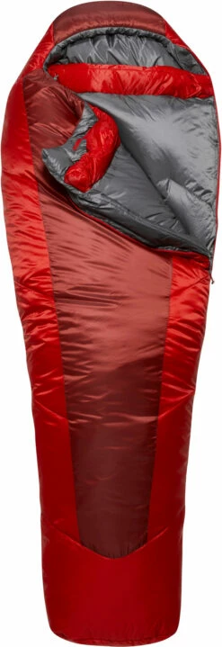 Rab Solar Eco 3 Sleeping Bag Regular Wide, Rood