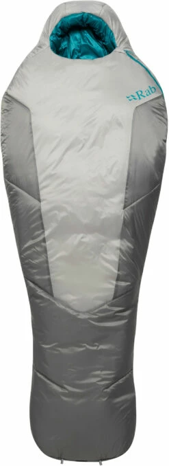 Rab Solar Ultra 3 Sleeping Bag Regular Women, Grijs