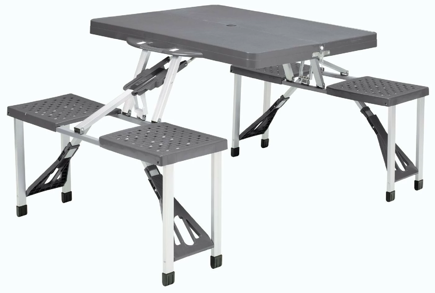 Easy Camp Toulouse Picknicktafel, Grijs/wit 3 Easy Camp Toulouse Picknicktafel, Grijs/wit