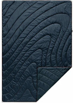 Rumpl Original Puffy Solid Deken 1 Persoon, Blauw