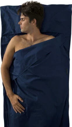 Sea To Summit Premium Cotton Travel Binnenbroek Traveller Met Kussenvak, Blauw