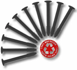 SwissPiranha BF90 Tent Pegs Set Of 10, Zwart