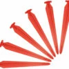 SwissPiranha RT220 Tent Pegs 6-Pieces, Rood