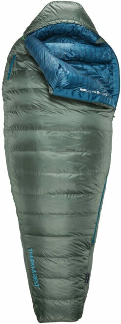 Therm-a-Rest Questar 0F/-18C Sleeping Bag Long, Groen/blauw